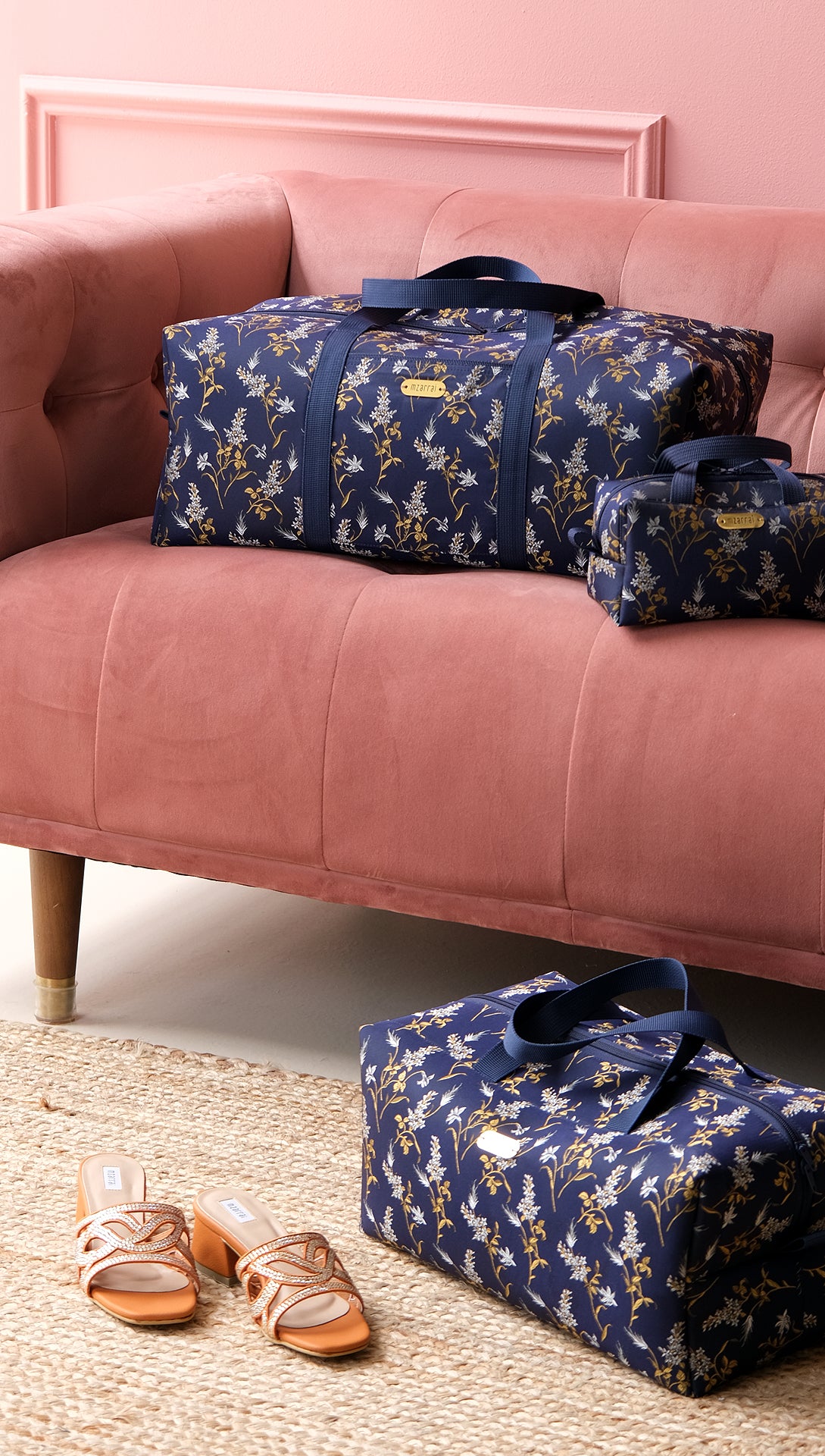 Duffel Bag - Jacquard bloom - Set of 3