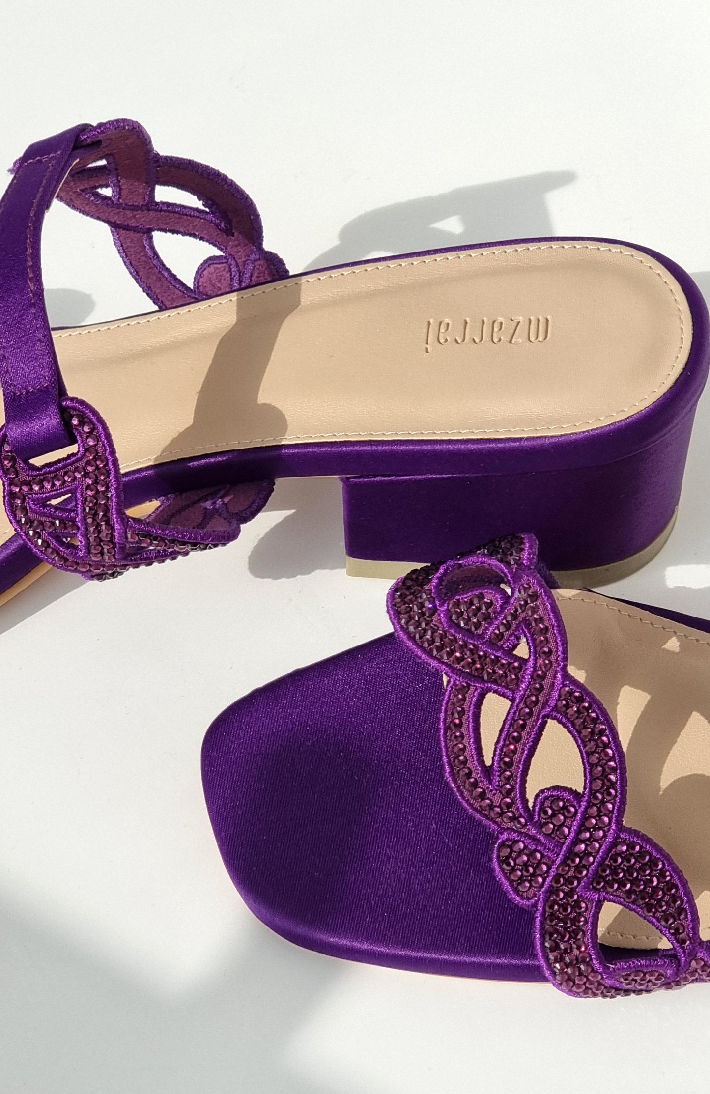 Festive short Heel- Purple